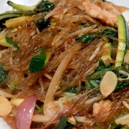 67 Stir-Fried Clear Noodles (Bean Thread)